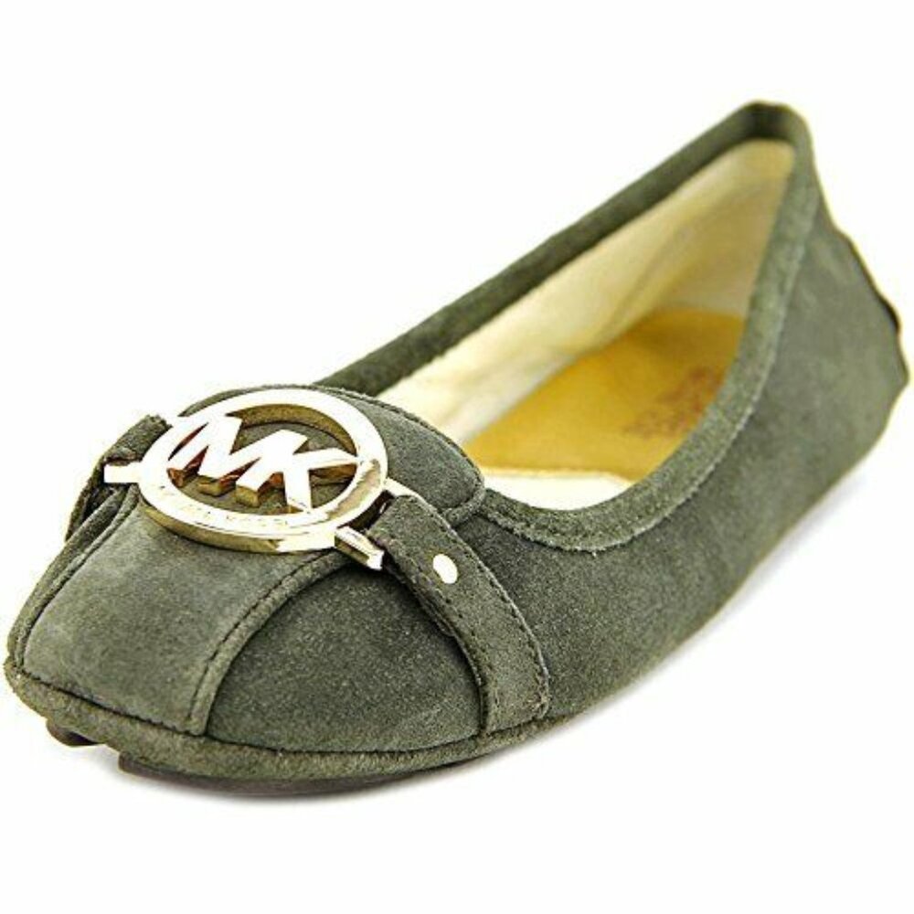 Michael by Michael Kors Olive Green Moccasin Flats Size 5.5